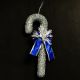 Silver Glitter Candy Stick With Bow
