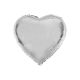Silver Heart Shape Foil Balloon 