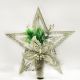 Silver Tree Top Star with Flower