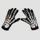 Skeleton Gloves - Black