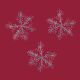 Snowflakes Christmas Decorations - Model 1001