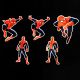 Spiderman Theme Cutouts/Stickers Decoration - Set of 5 - 1FT Height