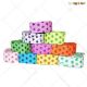 Star Dot Ribbon Crepe Paper Streamer Roll -Pack of 10