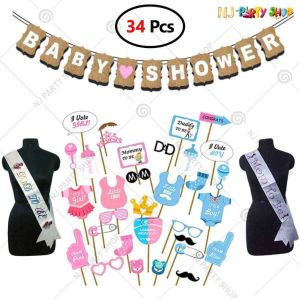 010X - Baby Shower Decoration Combo - Set of 44