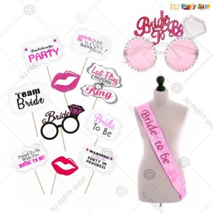 Bachelorette Party Decoration - Bride To Be Combo - 13 A