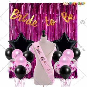 017X - Bride To Be Combo - Bachelorette Party Decorations  - Set of 28
