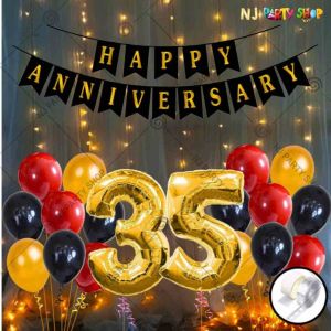 01X - Anniversary Decoration Combo - Set of 51