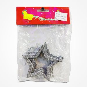 Small Star Hanging - Silver - Set of 3