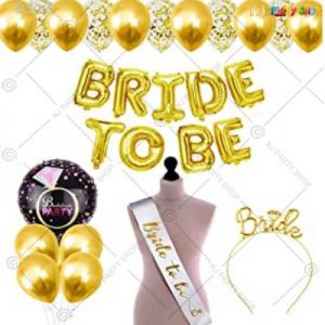 8A - Bride To Be Decoration Combo - Set Of 27