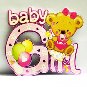 Baby Girl Sunboard Hanging Decoration - Model 1003