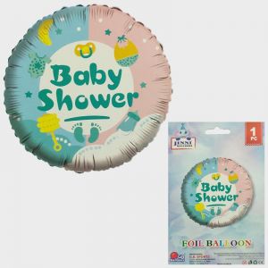 Baby Shower Round Foil Balloon - Model 1001