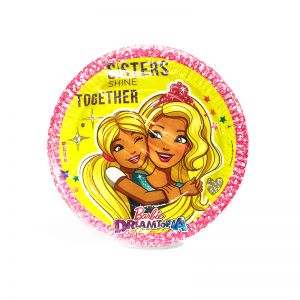 Barbie Theme Paper Plates - Set of 10