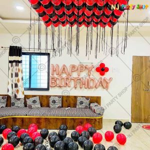 Birthday Decorations - Red & Black - Model 1001