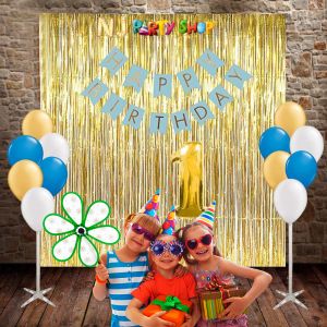 01112A Model - 1st Birthday Decoration Combo Kit -  Blue & Golden