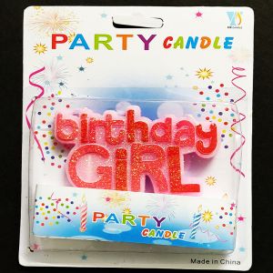 Birthday Girl Candle - Pink