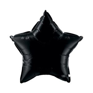 Black Star Shaped Foil Balloon