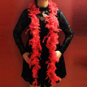 Boa Party Wearable for Girls - Red