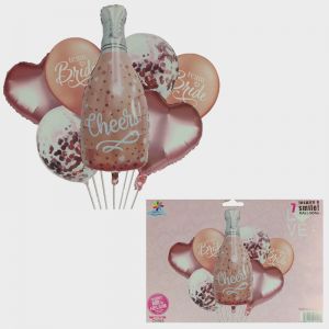 Bride Foil Balloons - Set of 7