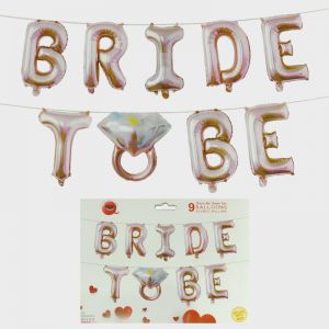Bride To Be Foil Balloon - Rose Gold - Model 1002