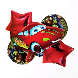 Car 5 Pieces Set Foil Balloon