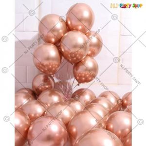 Chrome Balloon - Rose Gold - Set Of 25
