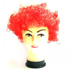 Curly Clown Afro Malinga Wig - Red Colour