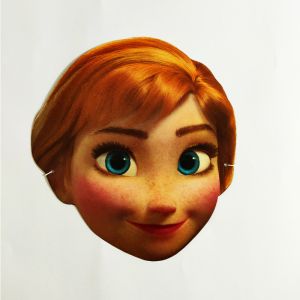 Frozen Theme Full Face Paper Mask - Set of 10