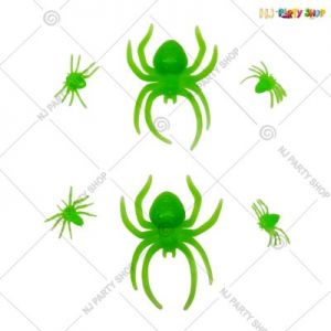 Glow In The Dark Spiders - Halloween Decorations