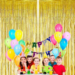 Gold Foil Curtain Party Decoration