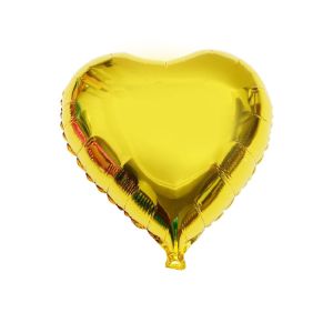 Gold Heart Shape Foil Balloon