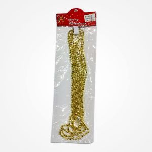 Golden Bead Chain Garland Christmas Tree Decoration Ornaments - Model 1001