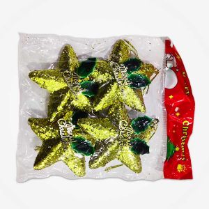Golden Stars Christmas Tree Decoration Ornaments - Model X2