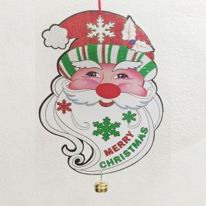 Hanging Santa Face with Bell