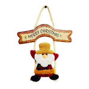 Hanging Santa Merry Christmas Decoration - Model A1