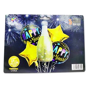 Happy New year Balloons - Set of 5