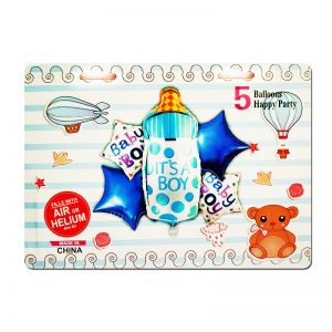 It's A Boy Foil Balloon - Set of 6