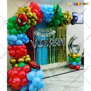 Kids Birthday Decorations - Avengers Cartoon Theme - Model - 1041