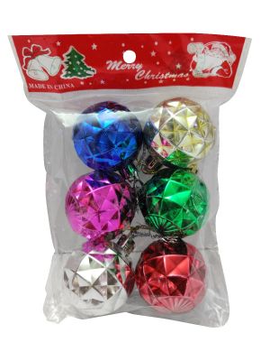 Multi Colour Balls Christmas Tree Decoration Ornaments - Model 1004