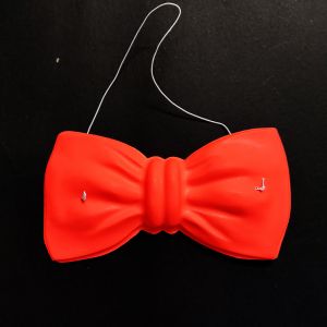 Neon Party Bow Accessories - Orange