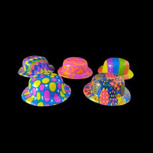 Neon Party Caps - Multi - Set of 1