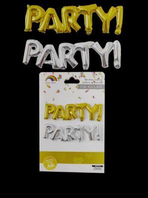 Party Foil Balloon - Golden - Set of 1