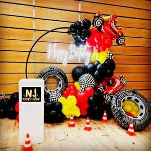 Birthday Car Racer Theme Birthday Decorations - Model 1103