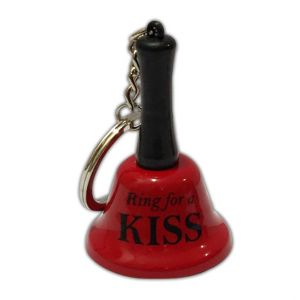 Ring For Kiss Keychain Bell