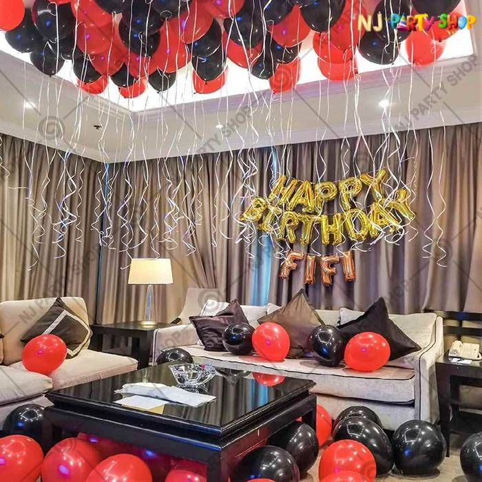 120 PCS Red and Black Party Decorations for Women Men, Birthday Decorations  for | eBay