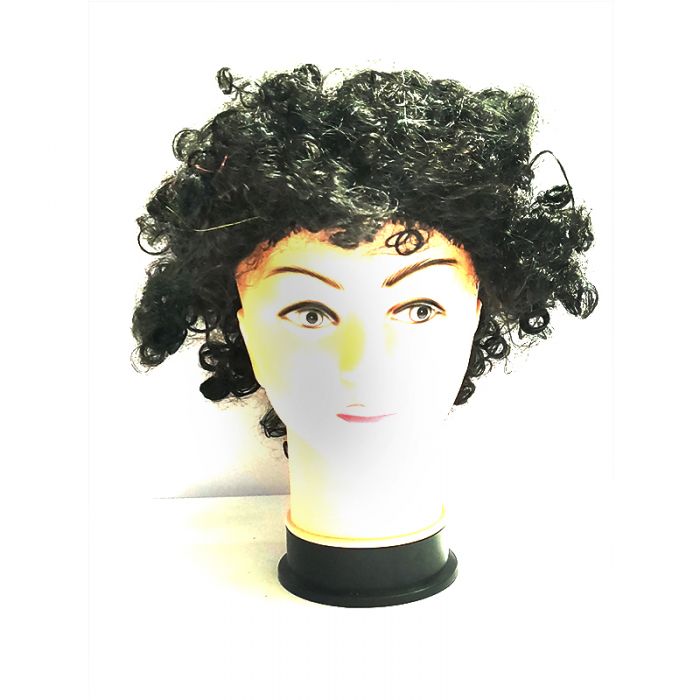 Curly Clown Afro Malinga Wig - Black Colour| Party Wig