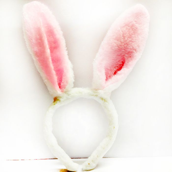 Cute Glitter Girls Headband Rabbit Ears Pompom Easter Party Hair Bands  #8Y 