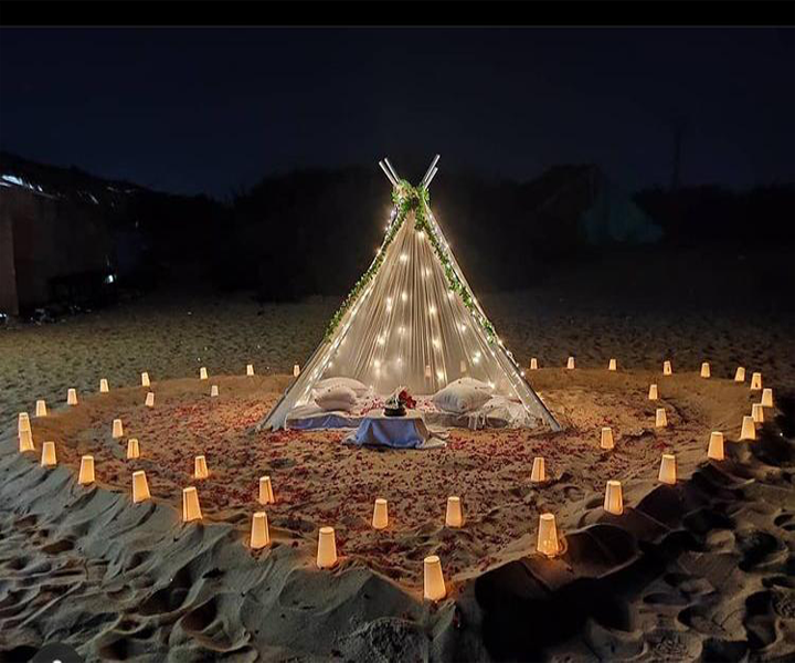 Goa Beach Cabana Tent Style Birthday Decorations