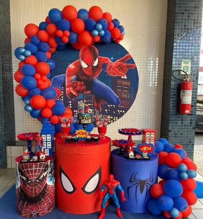Spiderman Theme Birthday Decorations in Goa